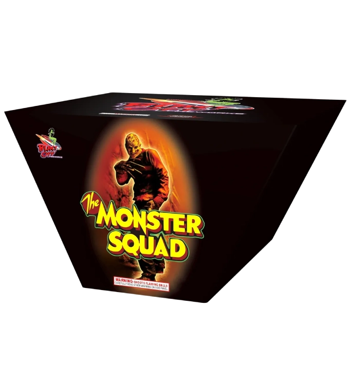 The Monster Squad movie-themed packaging.